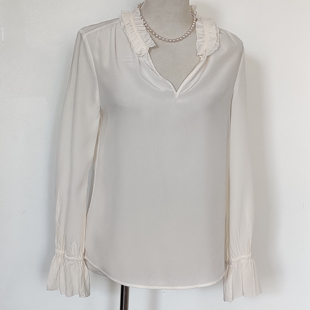 J.Crew Beige Blouse 4